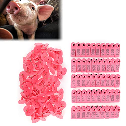 Etichette Auricolari per Bestiame da 100 Pezzi