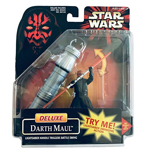 Deluxe Darth Maul Lightsaber E1 Swinging Acción [Importado de Alemania]