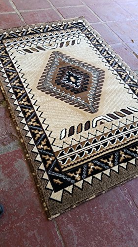 South West Native American Area Rug Berber Design #D143 (2Ftx3Ft4In.) #TOP2