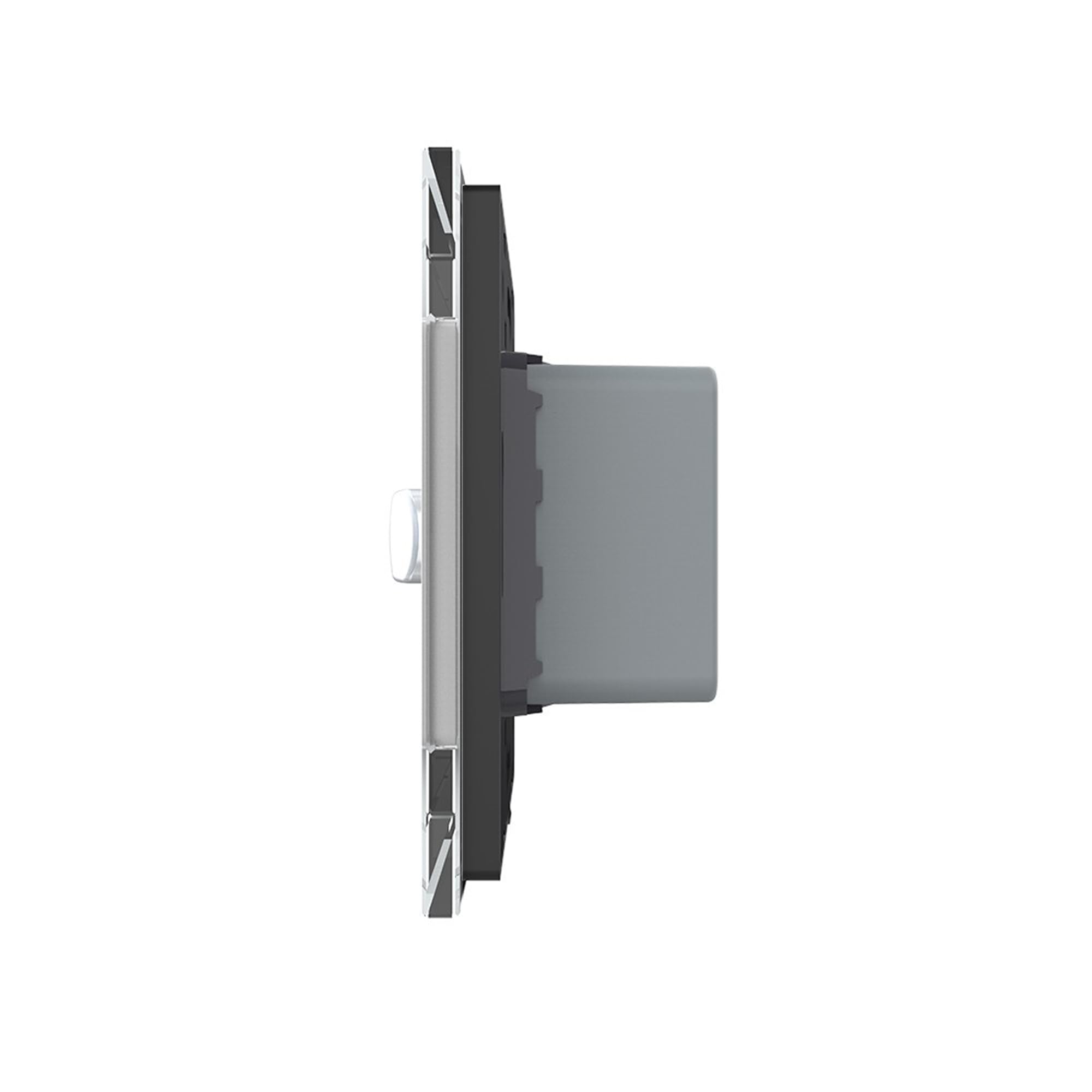 LIVOLO Touch PIR Bewegungsmelder Sensorschalter Unterputzmontage Glasrahmen Automatisch 10 Meter Sensor Temperatur Umgebung Timer VL-C7-01RG-11 Weiß