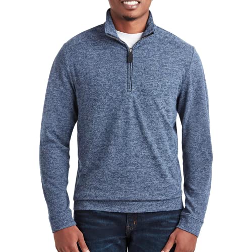 Member's Mark Mens Casual Quarter-Zip Pullover (as1, Alpha, x_l, Regular, Regular, Standard, Blue, XL)