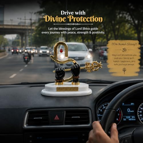 Image of ZAICUS Idol for Car Dashboard & Home Decor - Miniature Statue for Temple, Office Desk & Spiritual Gift Showpiece