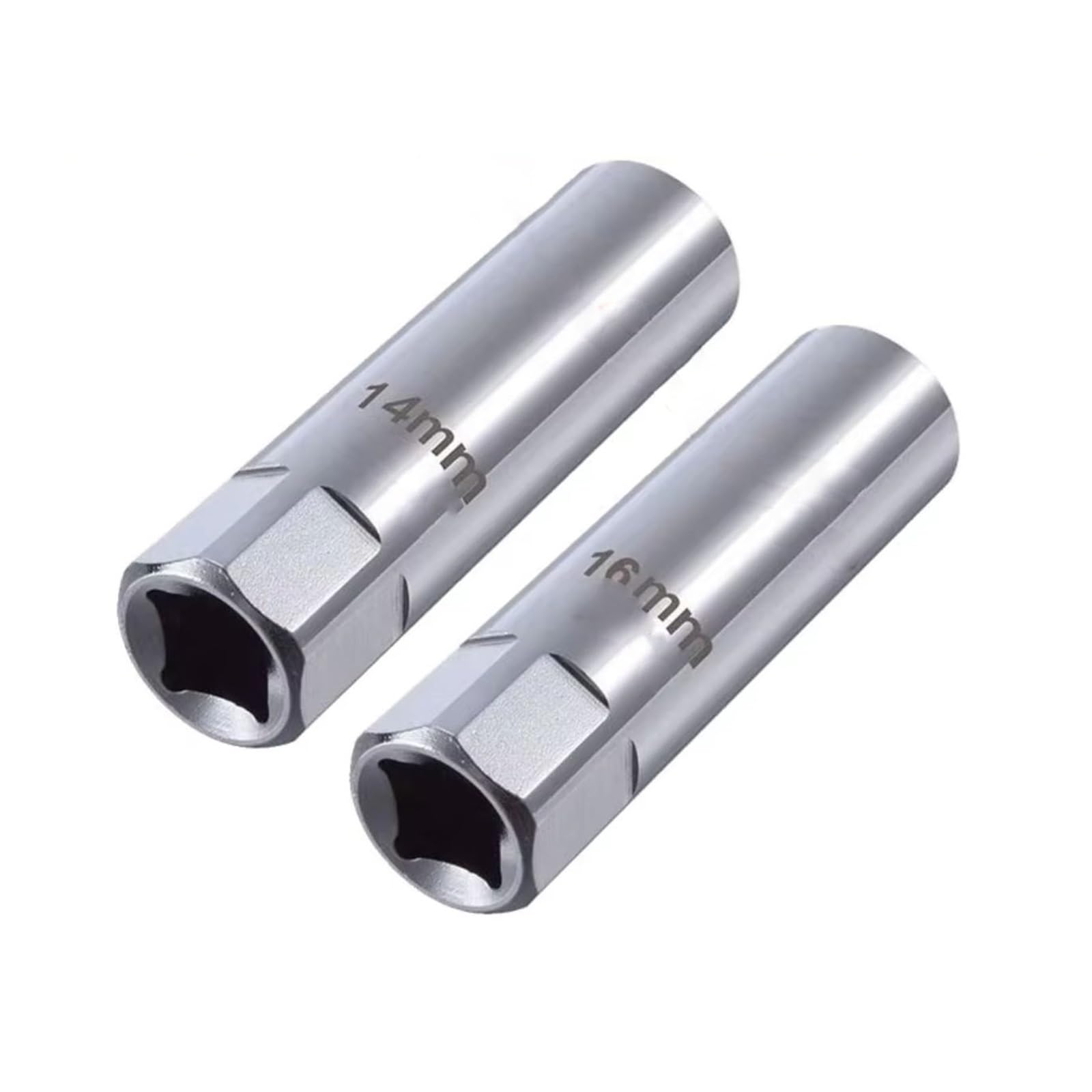 Klucz do świec magnetycznych 3/8" pod kątem 12° do nasadek 14 mm i 16 mm, do demontażu świec zapłonowych.