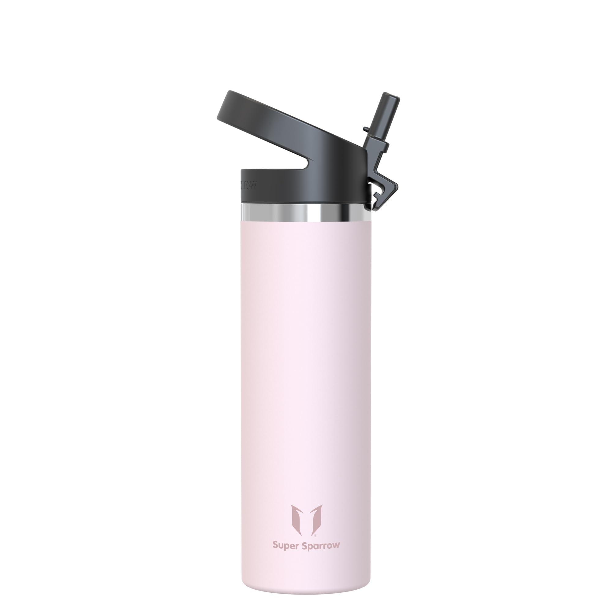 Sparrow Metal Water Bottle 750ml Drinks Insulated Water Bottles with Straw