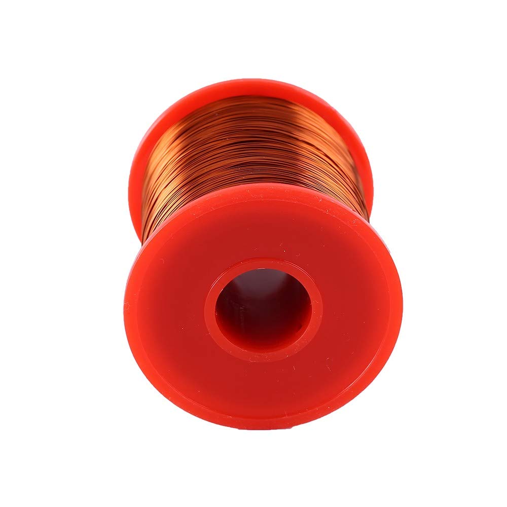 Filo Rame Smaltato,0,33mm Diametro Bobina Rame per Induttori di Trasformatoriper Collegamento e Saldatura (500g)