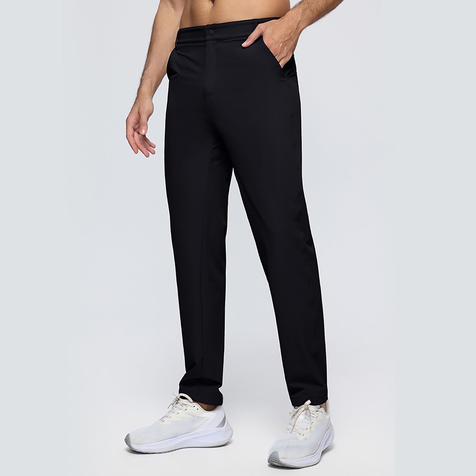 YRxUIAI Pantalon cargo pour homme, taille élastique, tactique, militaire, randonnée, travail, jogging, chino, multi-poches