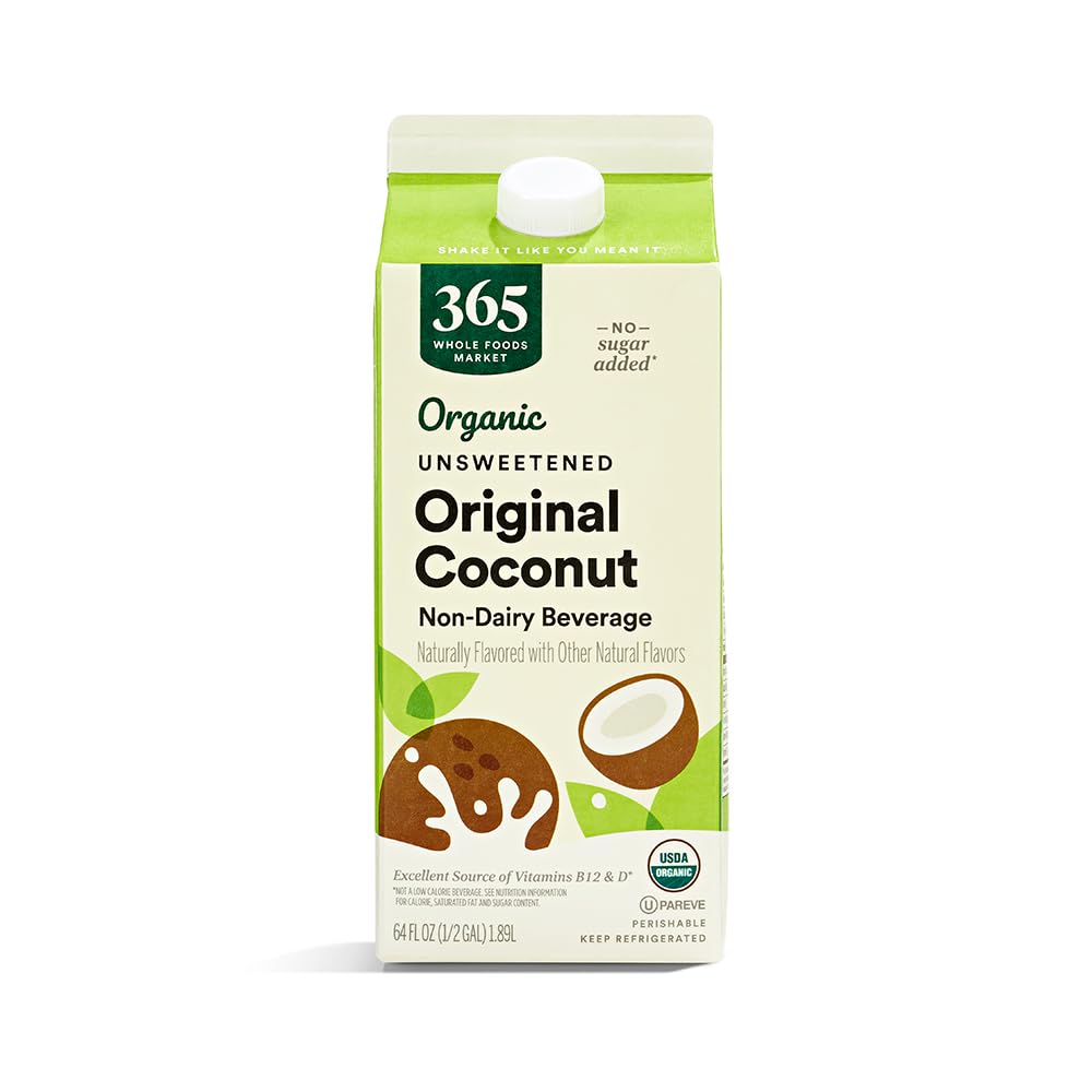 365 by Whole Foods Market Organic Unsweetened Original Coconut milk Beverage 64 fl oz