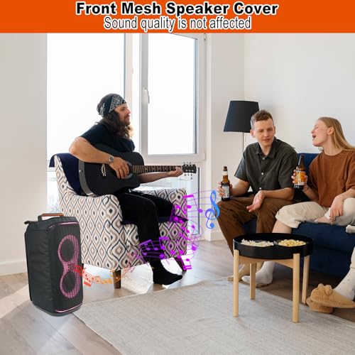 TXEsign Speaker Cover Dust Case for JBL PartyBox Club 120 Portable Party Speaker, Protective Mesh Sleeve Replacement Cover for JBL PartyBox Club 120 - Thumbnail 6