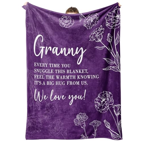 Granny Gifts, Gifts for Granny, Granny Birthday Gift from Grandkids, to My Granny Grandma Throw Blanket 50