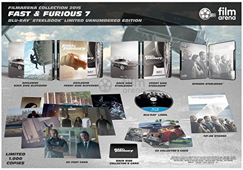 Fast & Furious 7 Limited Edition Blu-Ray FullSlip Steelbook (Filmarena Exclusive)