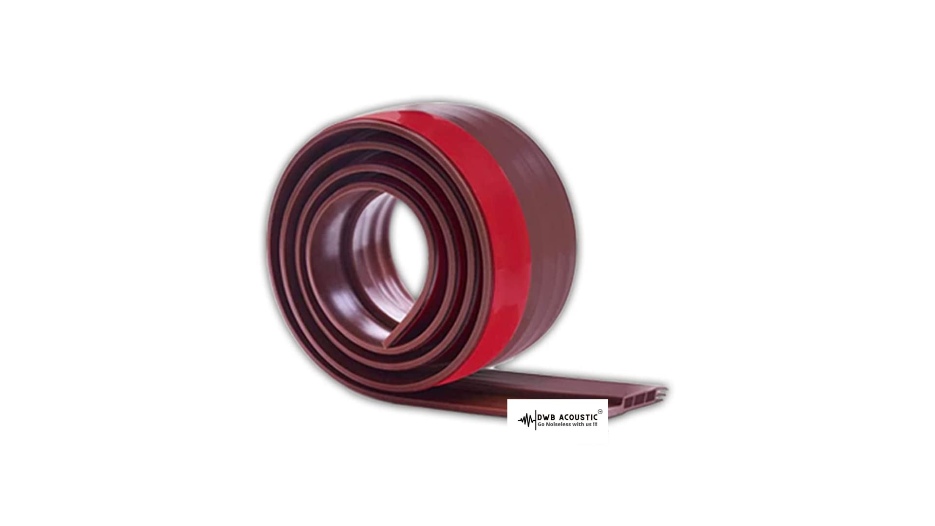 DWB Acoustic� Self-Adhesive Door Shield Tape Door Bottom Sealing Strip weather stripping Door Seal Strip for Air Gap Insect Draft Stopper Waterproof and Soundproof (1 m, Brown) (bottom door seal brown) (B0B617RHLV) Amazon Price History, Amazon Price Tracker