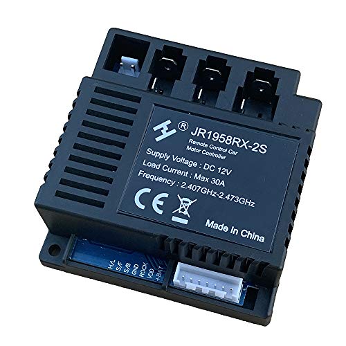 2.4G Bluetooth Remote Control And Jr1958Rx-2S Receiver Kit Kids Powered Ride On Car,Controller Control Box Accessories For Children Electric Ride On Car Replacement Parts #TOP3