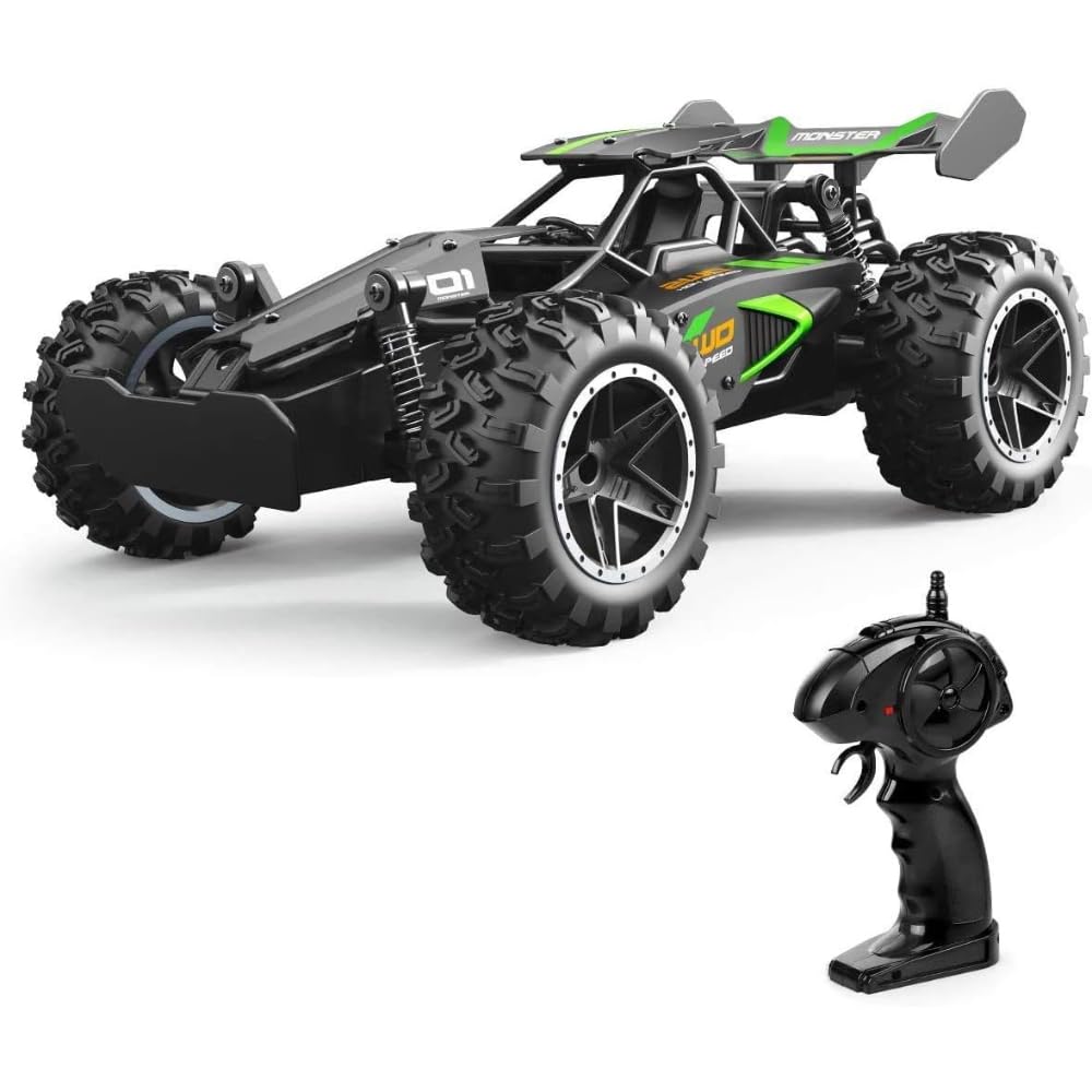 AMERTEER Off-Road RC Trucks Remote Control Car | RC Drift Car | 14km/h 2.4GHz All Terrain Off-Road Rally Buggy Racing RC car Toys | High Speed Electric Car Toy RC Fast Drift Car for Kids