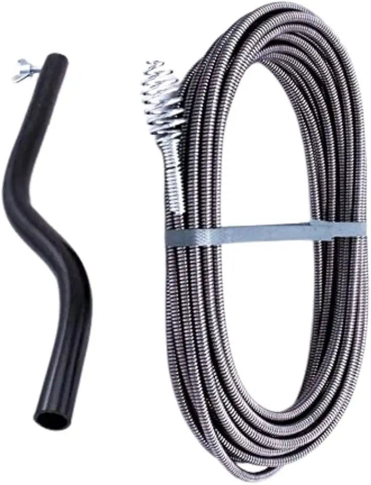 Desentupidor Manual 5m Mola de Aço 5 Metros Ralo Pia Cano Calha Bestfer BFH2299