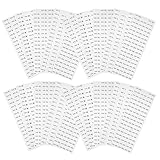 Cabilock 2500 Selbstklebende Größenetiketten Aufkleber für T Shirts Mäntel aus Umweltfreundlichem Material Leicht Ablösbar Klare Drucke 5 Größen S–2Xl für Bekleidungshändler