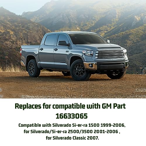 16633065 Tailgate Stop Latch Bumper Fit for Right or Left Rubber Tailgate Bumpers Stop - Compatible with Chevy Silverado Si-er-ra Pickup 1999-2007 GMC Models,Also Replacement for Dorman 45679 -2 PACK - Thumbnail 2