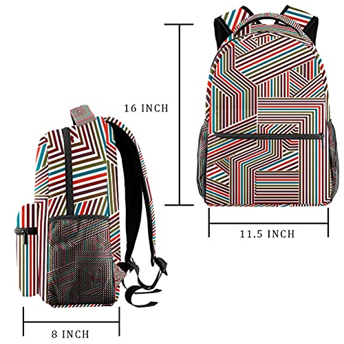 Sac à dos panda en toile grand format au design multicolore 6 - 2
