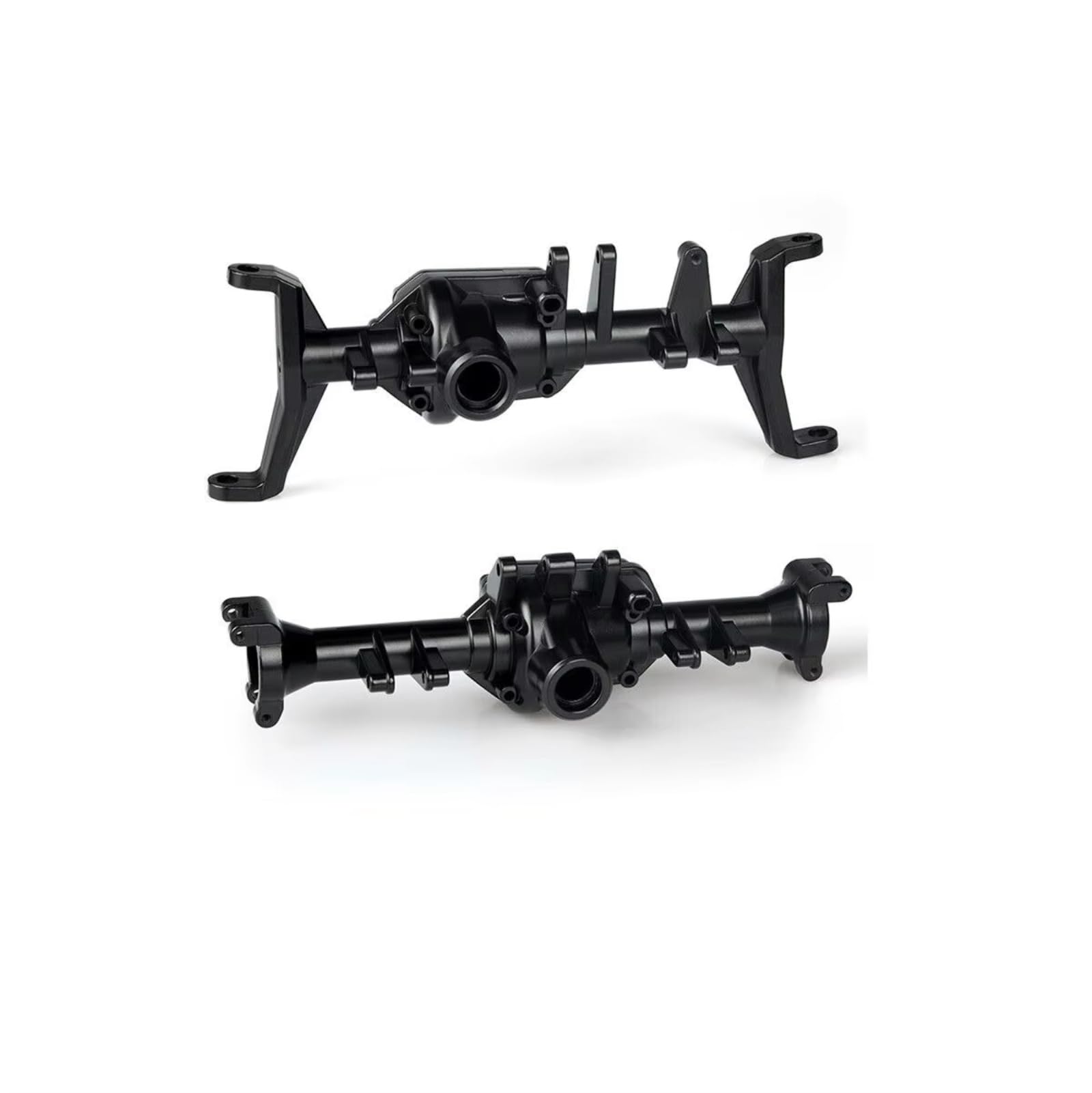 Compatible con Traxxas para TRX4 1/10 Coche Trepador De Control Remoto Piezas De Mejora Accesorios Carcasa De Eje Delantero Y Trasero De Aluminio RC Coches Piezas