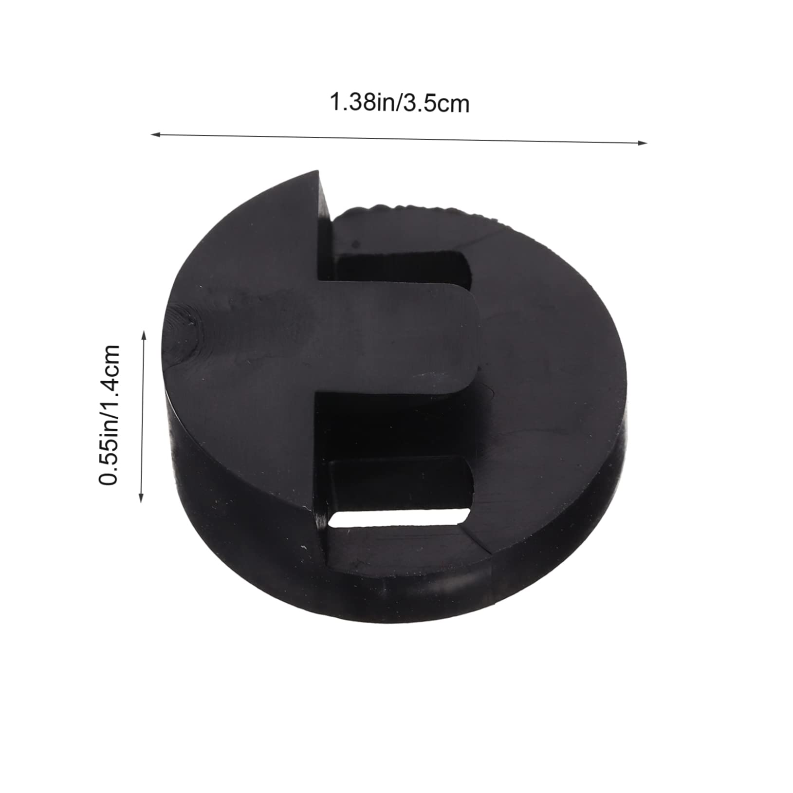 BESPORTBLE Professional Rubber Cello Mute for Violoncello Practice Sound Reduction for Beginners Portable Design