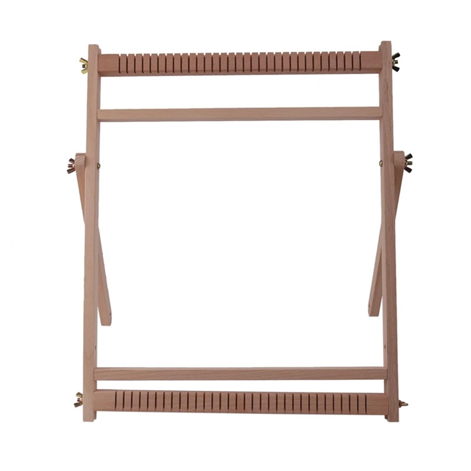 SparklWLeaf Weaving Loom Wooden Weaving Loom with Stand, Multi-Craft Frame Beech Tapestry Creative DIY