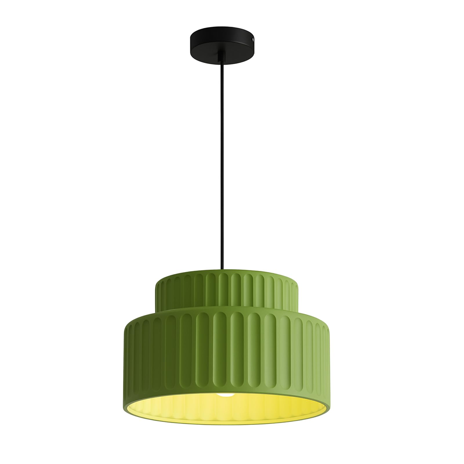 HYJAUSXB Nordic Resin Ceiling Light Flush Mount Lamp with E27 Base, Modern Lighting Fixture for Kitchen, Cloakroom, Hallway, Porch, Living Room, RestaurantGreen,Chandelier