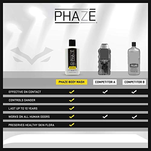 Phaze 1 Body Wash - #1 Deer Hunter's Scent Elimination & Scent Control System! #TOP1