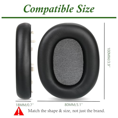 WH-1000XM6 Almohadillas de Repuesto Compatibles con Auriculares Sony WH-1000XM6 Forro de Almohadilla con Cuero de Proteína miniatura 6