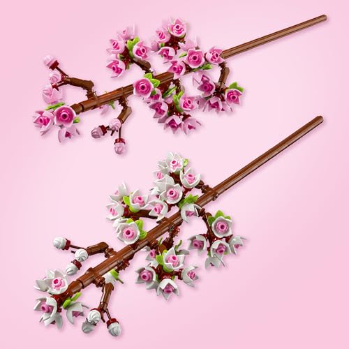 Botanicals Fiori di Ciliegio Giocattolo - Set da Costruire di Fiori Finti - Decorazione Floreale da Casa o da Scrivania - Regalo a Tema Natura per Bambine e Ragazze Adolescenti da 8 Anni - 40725 - Lego - Immagine 9