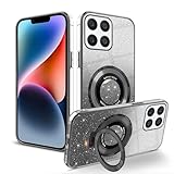 Support Anneau: For coque transparente est livré avec un support rotatif, vous pouvez utiliser il pour soutenir votre téléphone lorsque vous étudiez ou travaillez, libérant ainsi vos mains