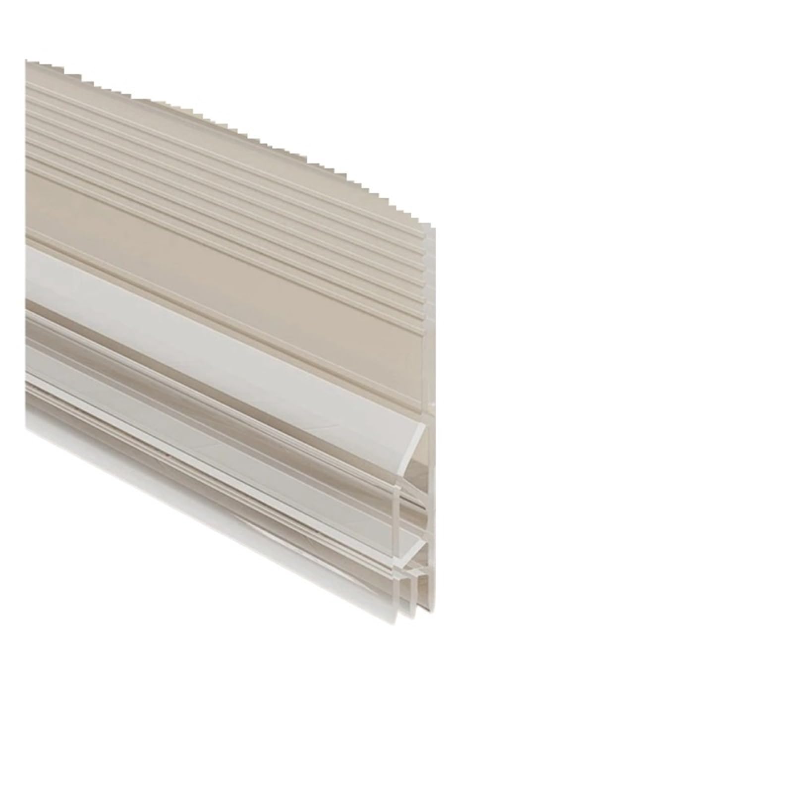 Draft Excluder For Doors Door Bottom Self-adhesive Sealing Strip 1M Windproof Stopper Guard Rain Weatherstrip Noise Reduction Insulator Sealer(Transparent)