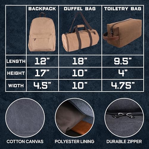 Brd Gifts Custom Embroidered Duffle Bag, 15 Designs, 14 Thread Colors - Personalized Gifts for Men, Monogrammed Gifts, Gym Bag