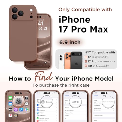 Image of GolbinBox Magnetic for iPhone 18 Pro Max Case /17 Pro Max Case, Brown