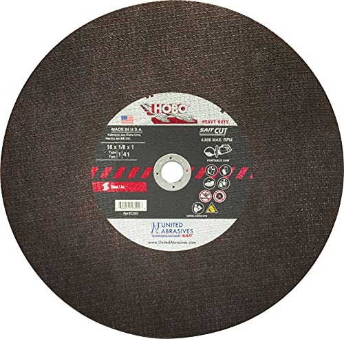 United ABRASIVES TM 16 X 1/8 X 1 HOBO (23502) (10/Each)