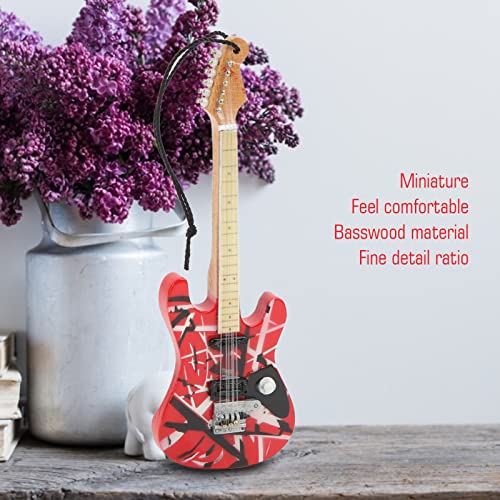 Modèle de Guitare Décoration Cadeaux Décorer Matériau de Grain de Bois Miniature Tilleul Rouge Ornement en Tilleul Petit Petit Cadeaux Petits Kits de Moto - Les Beatles, Paul McCartney, John Lennon, RIngo Starr, George Harrison Modèle de Guitare Décoration Cadeaux Décorer Matériau de Grain de Bois Miniature Tilleul Rouge Ornement en Tilleul Petit Petit Cadeaux Petits Kits de Moto – Image 5