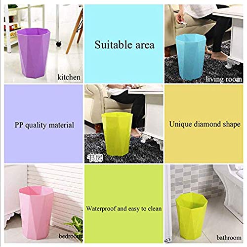 Poubelle plastique 10L抗造防潮双件套装厨房卫生间户外家用 - 4