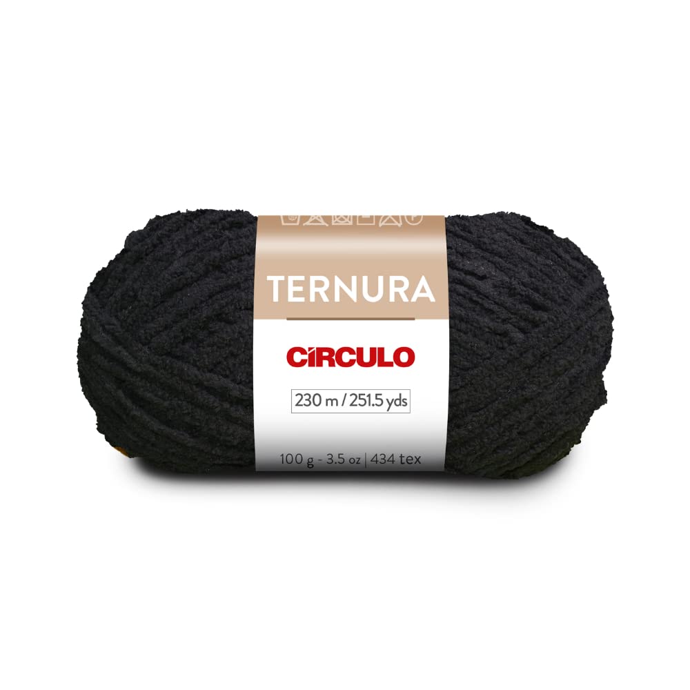 Circulo Ternura Yarn - Preto (9000)
