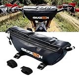 BIUGERCN Motorcycle Handlebar Bag, Water-Resistant Dirt Bike Tool Pouch, Front Storage Saddlebag Accessories for Surron Light Bee X/S, Segway, Talaria, Ebike, Cruiser Softail