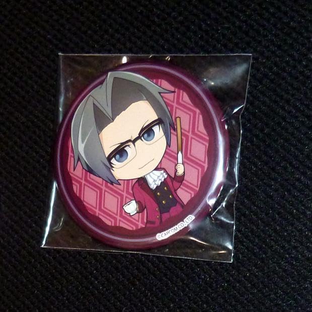 逆転裁判 マリオンクレープ 御剣怜侍 缶バッジ Amazon.co.jp: 逆転裁判 缶バッジ 御剣怜侍 チュロスター