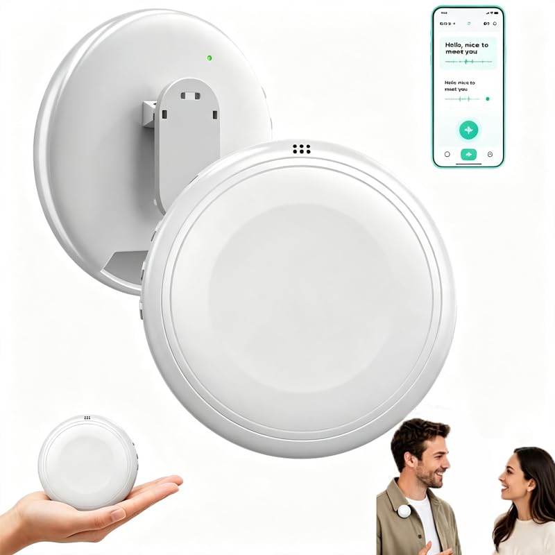 Language Translator Device Smart Wearable AI Language Translator Device | Real-Time Translation Gadget with 165 Languages Portable Foreign Language Practice Partner for Travel Learning Bussiness (1)