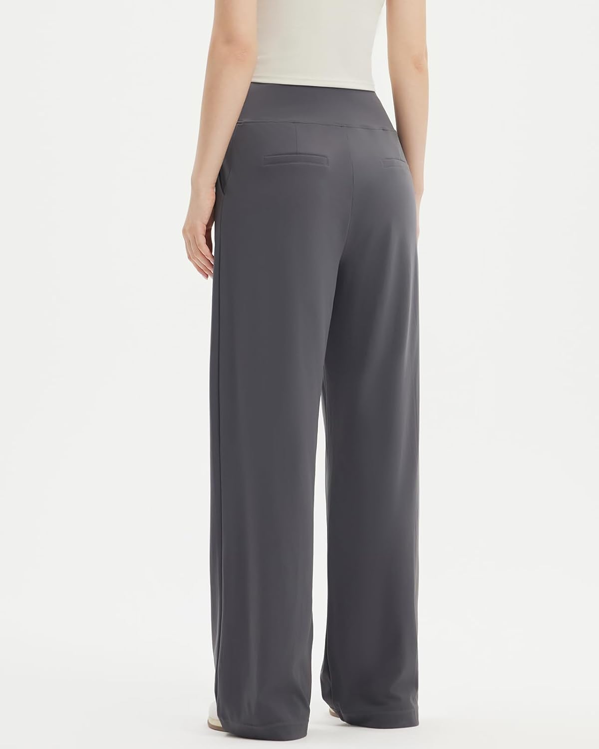 SUUKSESS Women Casual Wide Leg Pants 2025 High Waisted Lounge Work Pant with Pockets - Image 3