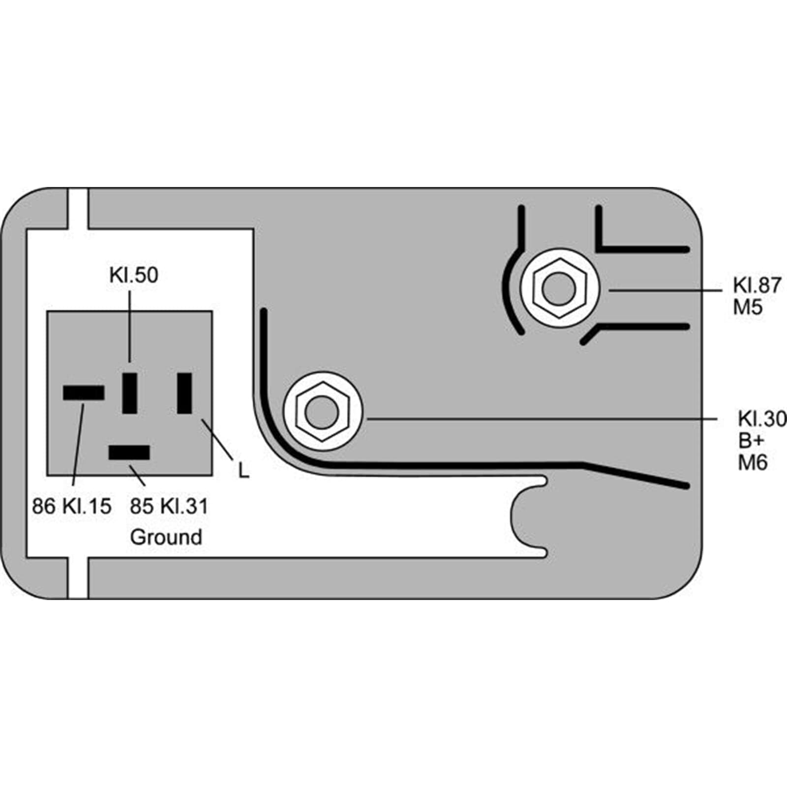 HELLA 4RV 008 188-091 Unidad de control, tiempo de incandescencia - 12V - 6polos - T de preincandescencia: 8s - sn registro externo de tempertatura
