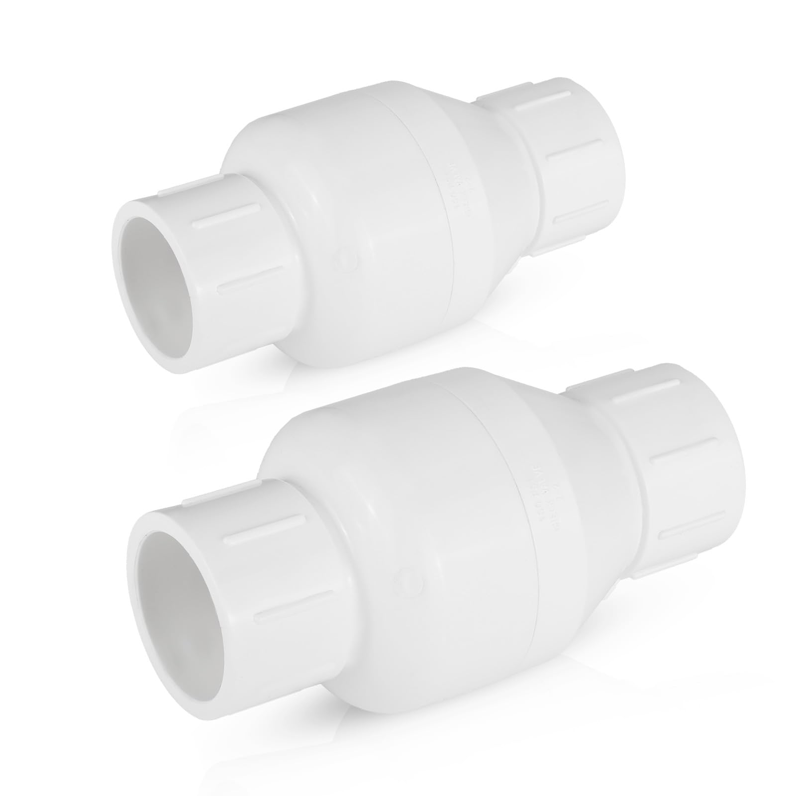 Clapet anti-retour en PVC de 3,8 cm à ressort pour tuyau annexe 40 EFIELD en ligne