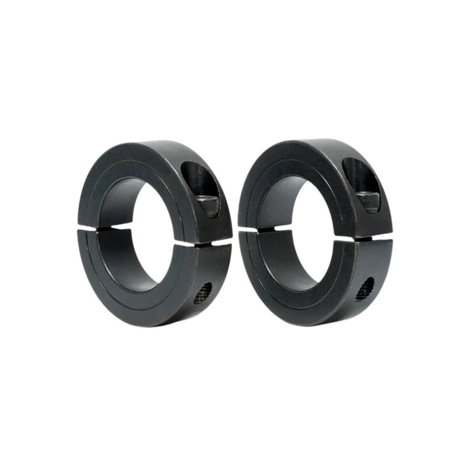 Collarín de sujeción de doble ranura, Máquinas herramientas Split eje collar juego tornillo estilo acero anodizado diámetro interior 3-100 mm(80 108 19mm)