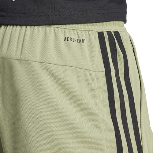 Image of adidas Tr-ES PIQ 3Sho Men Blue Training Shorts Size -