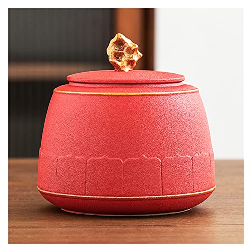 LEIYAN Bote de café para café, té, tapas selladas de cocina, recipientes de té, elegantes tarros de té, tarros de alimentos, latas de té, café y azúcar, tarros de cerámica para almacenamiento de
