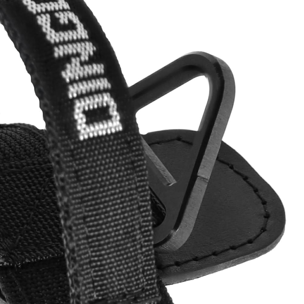 DINGO GEAR Obroża dla psa Cobra z profesjonalną klamrą bezpieczeństwa, mocnym uchwytem i etykietą mocowana za pomocą zapięcia na rzepy, do treningu obronnego, zadań specjalnych, obwód szyi 49-59 cm
