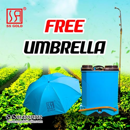 Image of SS GOLD Battery Operated Knapsack Sprayer 12V 18AH - High Pressure Spray, Knapsack Sprayer, 16 Litre Tank Capacity, for Spraying in Pesticides, Herbicides, Fungicides, Etc.
