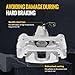 KUSATEC 18B5398 18B5399 Rear Disc Brake Caliper with Bracket fit for Chrysler Town & Country 12-16, Dodge Grand Caravan 12-20, Ram C/V 13-15, Volkswagen Routan 12-14; Both Left & Right side