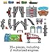 Thomas & Friends Toy Train Set Talking Thomas & Percy Motorized Engines with Track, Sounds & Phrases for Preschool Pretend Play Kids Ages 3+ Years