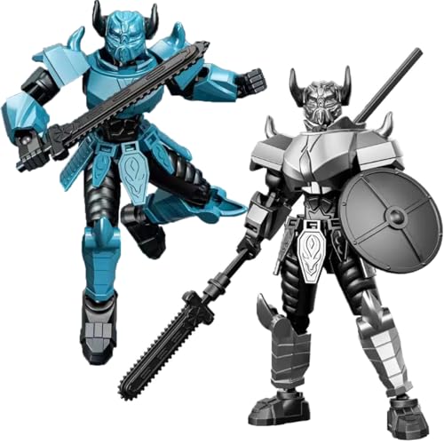 2 PACK T13 Action Figure - 3D Printed Titan 13 Robot, Multi-Jointed Dummy 13, Cool Action Figures for Boys , Cool Robot Stop Motion Animation Figure,...